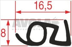 OVEN DOOR GASKET 1500 mm