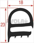 OVEN DOOR GASKET 485x470 mm