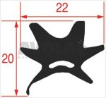 OVEN DOOR GASKET 710x680 mm