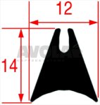 OVEN GLASS GASKET 1700 mm