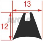 OVEN GLASS GASKET 2600 mm