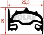 OVEN DOOR GASKET 730x680 mm