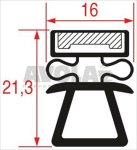 SNAP-IN GASKET 386x200 mm
