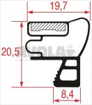 SNAP-IN GASKET 600x440 mm