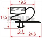 SNAP-IN GASKET 1845x749 mm