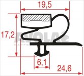 SNAP-IN GASKET 845x659 mm