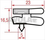 SNAP-IN GASKET 637x576 mm