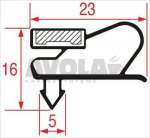 SNAP-IN GASKET 903x637 mm