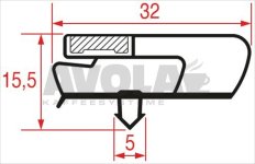 SNAP-IN GASKET 390x270 mm