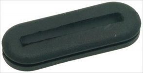 RUBBER PIECE FOR DOOR ARM 11.5x31.5 mm