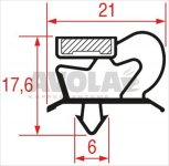 SNAP-IN GASKET 835x720 mm