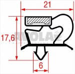 SNAP-IN GASKET 580x410 mm
