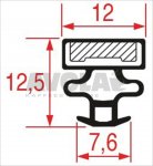 SNAP-IN GASKET - BAR 2200 mm
