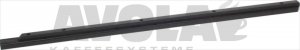 LH SLIDEWAY FOR HOOD 650x25 mm