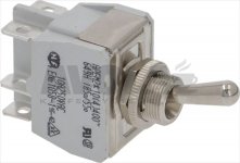 TWO-POLE LEVER REVERSER 15A 250V