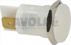 WHITE INDICATOR LAMP 230V