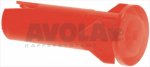 RED LAMP RECEPTACLE