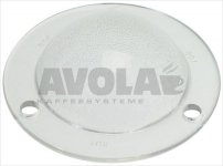 LAMP RECEPTACLE HARDENED GLASS