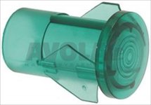 GREEN LAMP RECEPTACLE