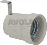 E27 CERAMIC LAMP RECEPTACLE