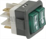 DOUBLE GREEN INDICATOR LAMP 16A 250V