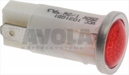 RED INDICATOR LAMP 250V