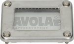 FRAME FOR OVEN LAMP RECEPTACLE