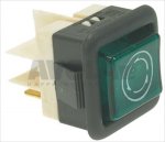 GREEN INDICATOR LIGHT 30x30 24V