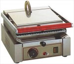 ENAMELLED CAST IRON RIBBED SINGLE PLATE