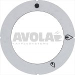 SELF-STICK DISK WITHOUT PILOT SYMBOL