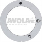 SELF-STICK DISK WITHOUT PILOT SYMBOL
