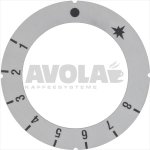 SELF-STICK DISK 1-2-3-4-5-6-7-8