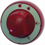 DREHKNOPF ROT ø 72 mm M/SIEBDRUCK