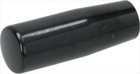 BLACK KNOB ø 23x65 mm M8