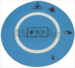 SELF-STICKING DISK 3 GAS BURNERS