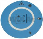 SELF-STICKING DISK 4 GAS BURNERS