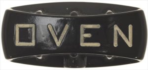 OVEN OPENING BLACK KNOB
