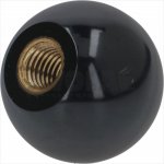 BLACK BALL KNOB W/PITCH 12M
