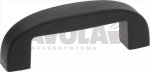 BLACK PLASTIC HANDLE 124 mm