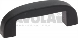 BLACK PLASTIC HANDLE 124 mm