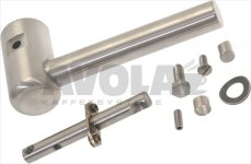 COMPLETE DOOR HANDLE FOR OVEN