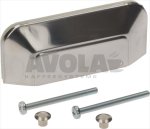 COMPLETE DOOR HANDLE 120x50 mm