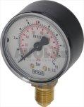 PRESSURE GAUGE CO2/N2 LP 0-10 bar 1/4G