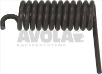 OVEN DOOR SPRING ø 22x66 mm