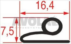 OVEN GASKET 2455 - 6 m