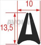 OVEN GLASS GASKET - 6 m