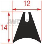 GASKET FOR OVEN GLASS 3198 - 6 m