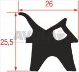 OVEN DOOR GASKET - 6 m