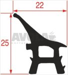 OVEN DOOR GASKET - 3 m