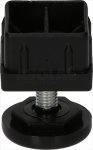 ADJUSTABLE PLASTIC FOOT 40x40 mm